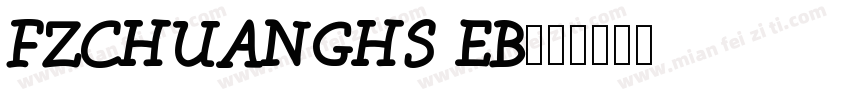 FZCHUANGHS EB字体转换